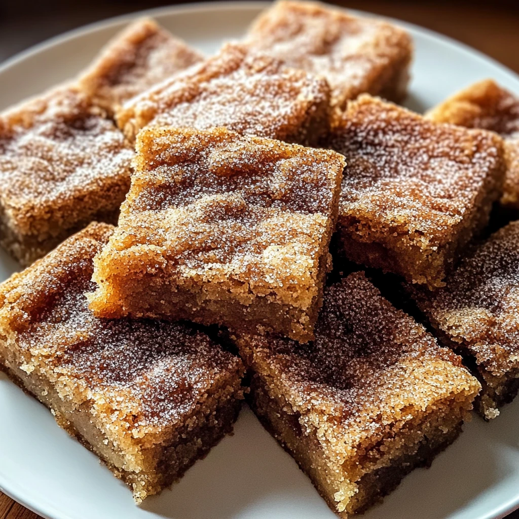 Indulge in Irresistible Cinnamon Sugar Blondies Today! 4 Cinnamon Sugar Blondies 30 Minutes Ultimate Delicious