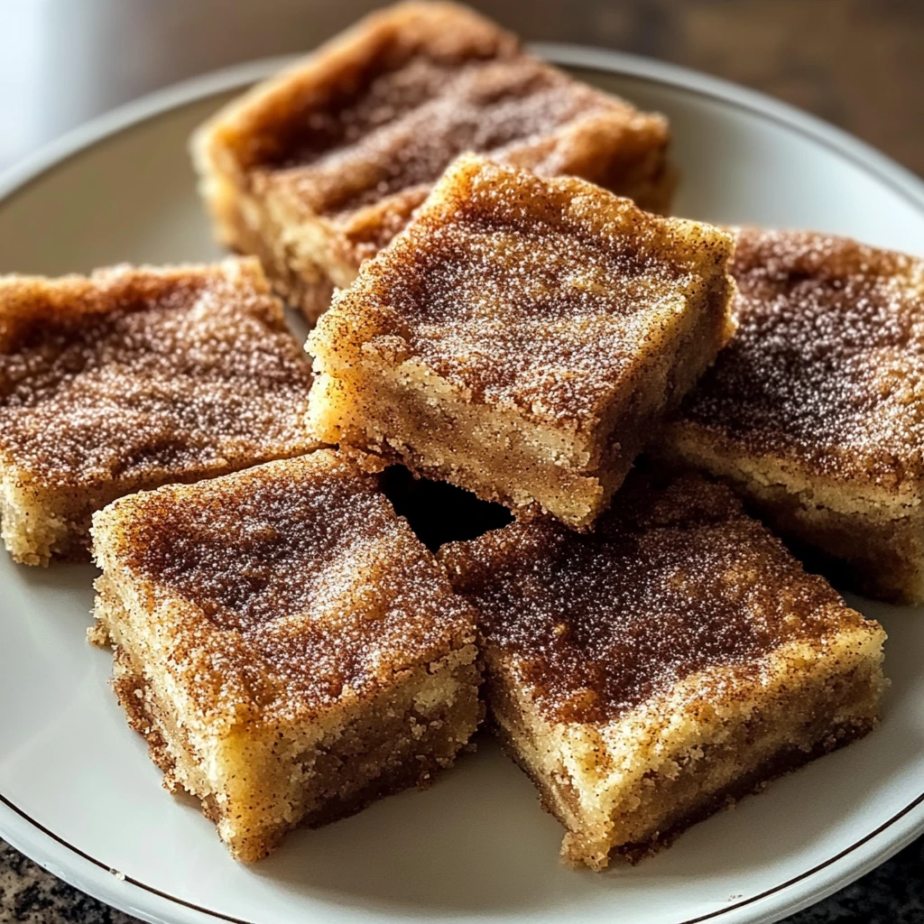 Cinnamon Sugar Blondies 30 Minutes Ultimate Delicious