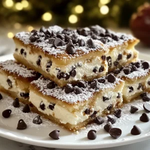 Classic Cannoli Squares 4 Servings Easy Delicious
