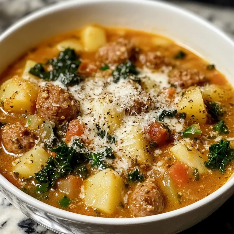 Cozy Italian Sausage and Potato Soup 30 Minutes Awesome Delicious
