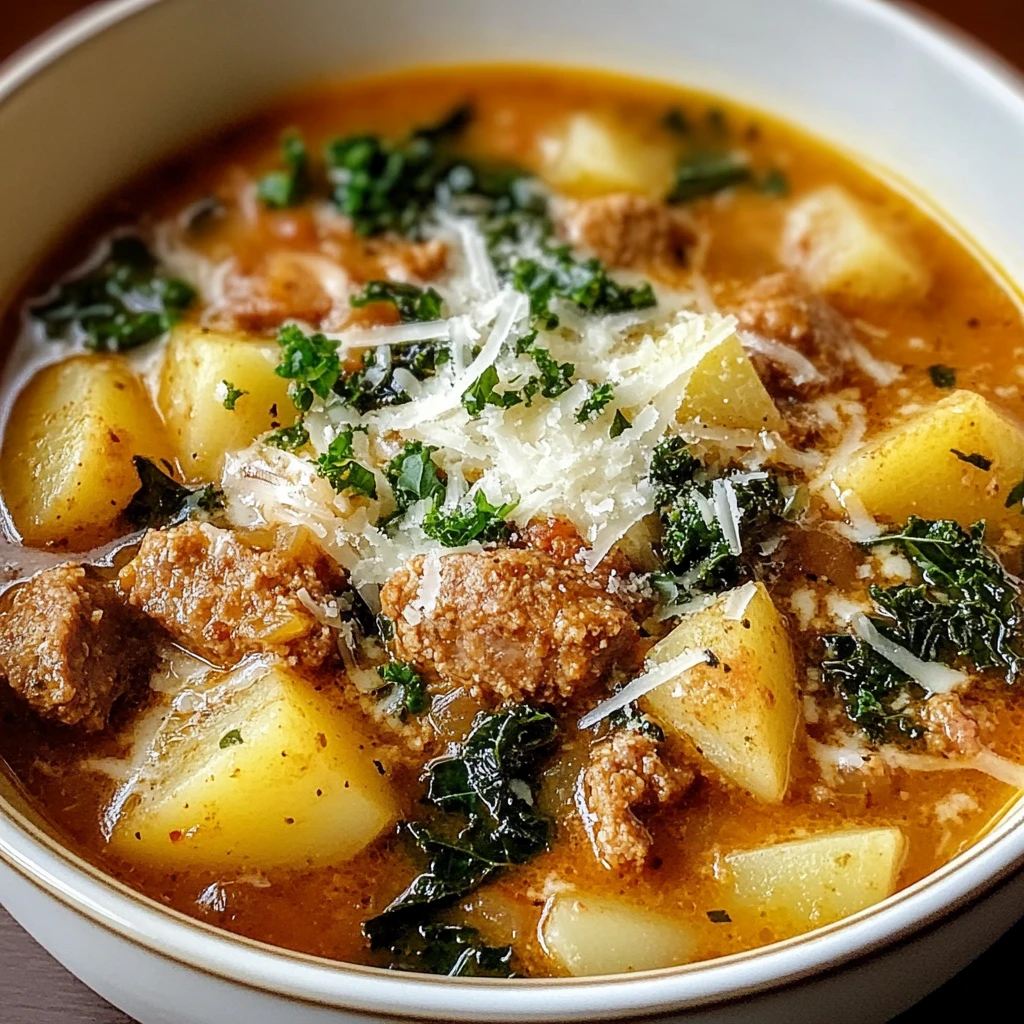 Cozy Italian Sausage and Potato Soup 30 Minutes Awesome Delicious