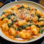 Creamy Tomato Spinach Gnocchi 4 Servings Easy Delicious