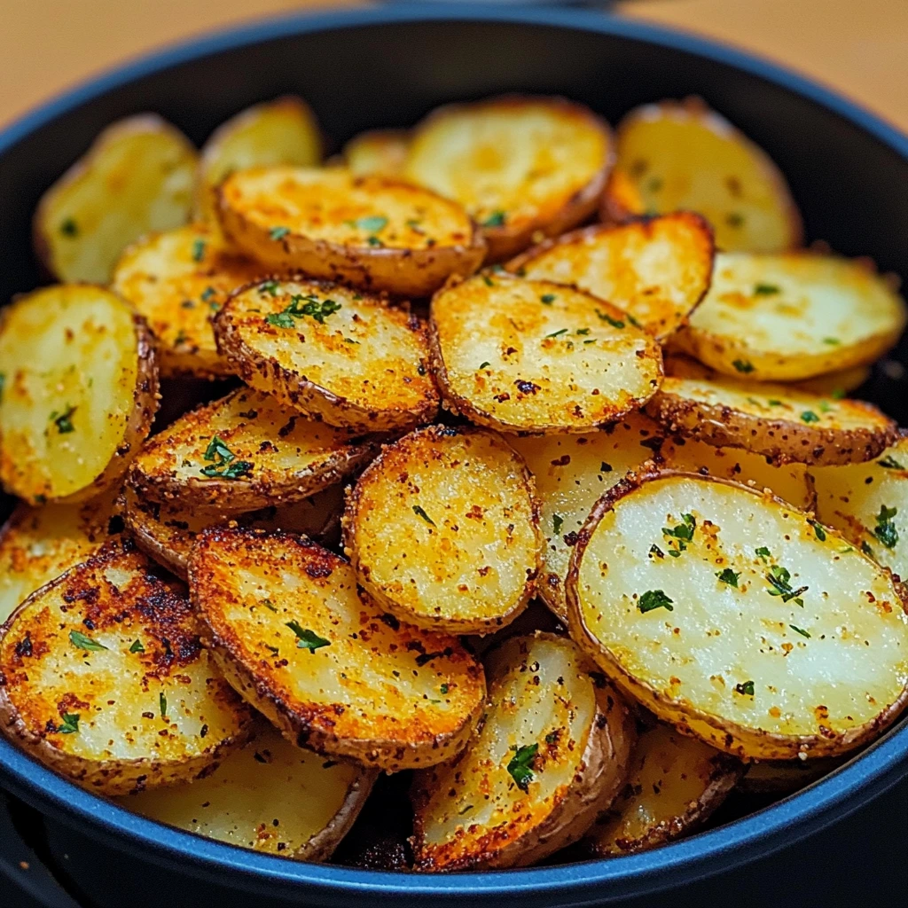 Discover How to Make Crispy Air Fryer Potato Slices Today! 4 Crispy Air Fryer Potato Slices 30 Minutes Ultimate Delicious