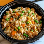 Crockpot Chicken Fried Rice 4 Servings Easy Delicious