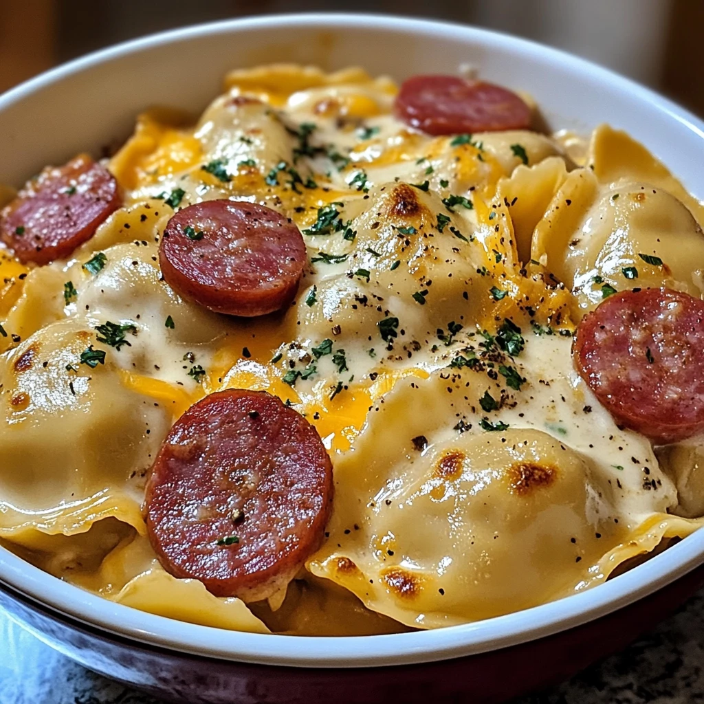 Discover the Comfort of Crockpot Pierogi Casserole with Kielbasa 4 Crockpot Pierogi Casserole 4 Servings Easy Delicious