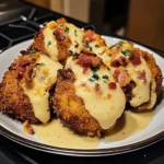 Deep-Fried Bacon Chicken Alfredo Catastrophe Bombs 30 Minutes Ultimate Delicious