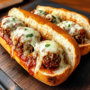 Easy Cheesy Meatball Subs 4 Servings Ultimate Delicious