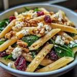Discover the Joy of Feta & Cranberry Penne Salad Today! 5 Feta & Cranberry Penne Salad 5 Steps Easy Delicious