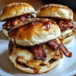 Fireball BBQ Bacon Ranch Chicken Burger Bombs - 30 Minutes Ultimate Delicious