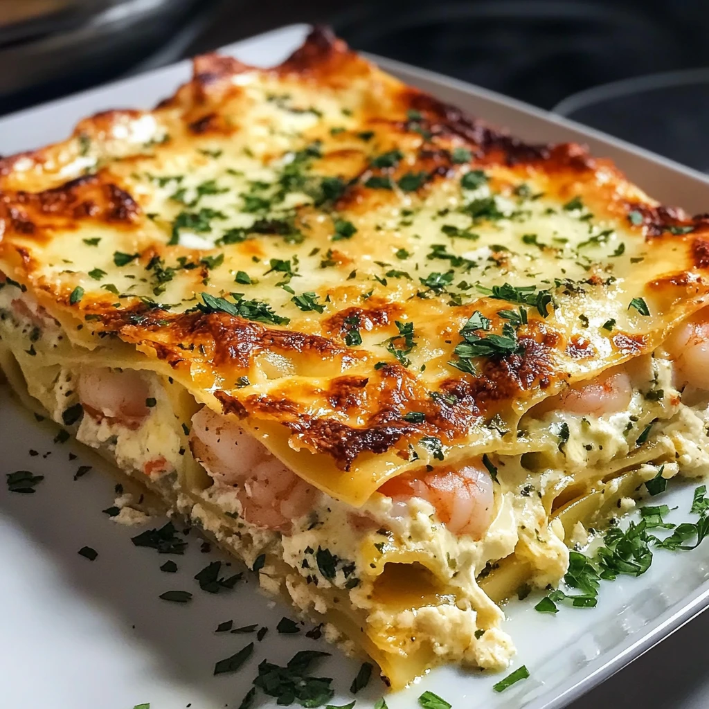 Dive into Garlic Butter Shrimp Scampi Lasagna for a Flavorful Experience! 4 Garlic Butter Shrimp Scampi Lasagna 4 Servings Ultimate Delicious