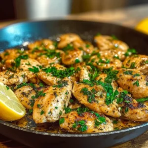 Garlic Chicken Skillet 6 Ingredients Easy Delicious