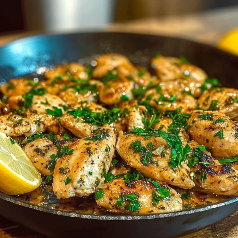 Garlic Chicken Skillet 6 Ingredients Easy Delicious