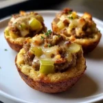 Discover Irresistible Gravy-Stuffed Stuffing Muffins Today! 5 Gravy-Stuffed Stuffing Muffins 12 Servings Awesome Delicious
