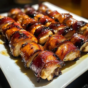Honey Whiskey Glazed Chicken Bacon Wrap Bombs - 30 Minutes Ultimate Delicious