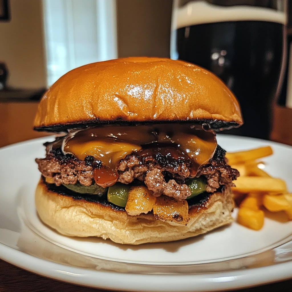 Irish Pub Burger 4 Servings Ultimate Delicious
