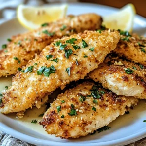 Irresistible Lemon Garlic Parmesan Chicken Tenders 20 Minutes Easy Delicious