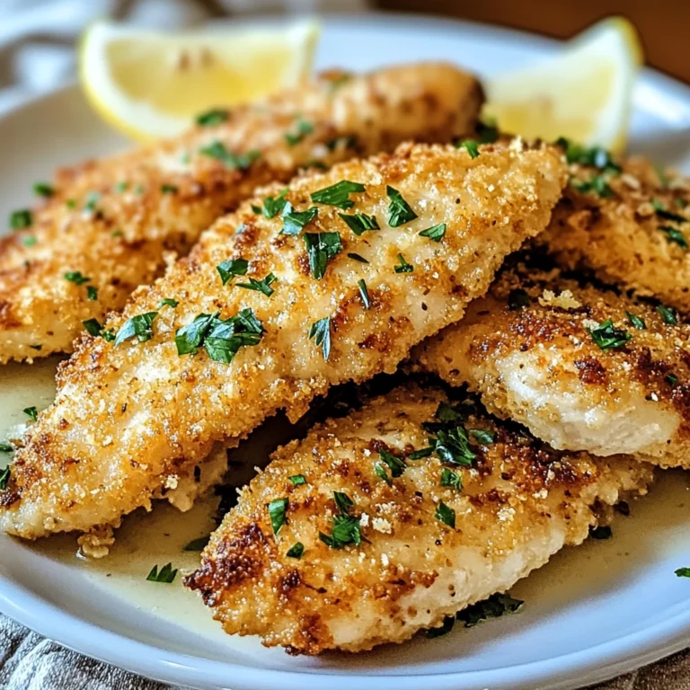Irresistible Lemon Garlic Parmesan Chicken Tenders 20 Minutes Easy Delicious