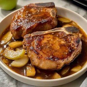 Juicy Apple Butter Pork Chops 4 Ingredients Perfectly Delicious