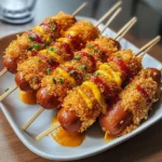 Korean Corn Dog 4 Ingredients Easy Delicious