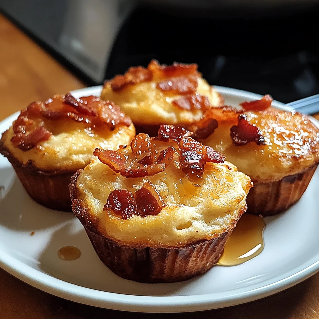 Indulge in Maple Bacon Pancake Muffins for a Sweet Breakfast Delight 4 Maple Bacon Pancake Muffins 15 Minutes Easy Delicious