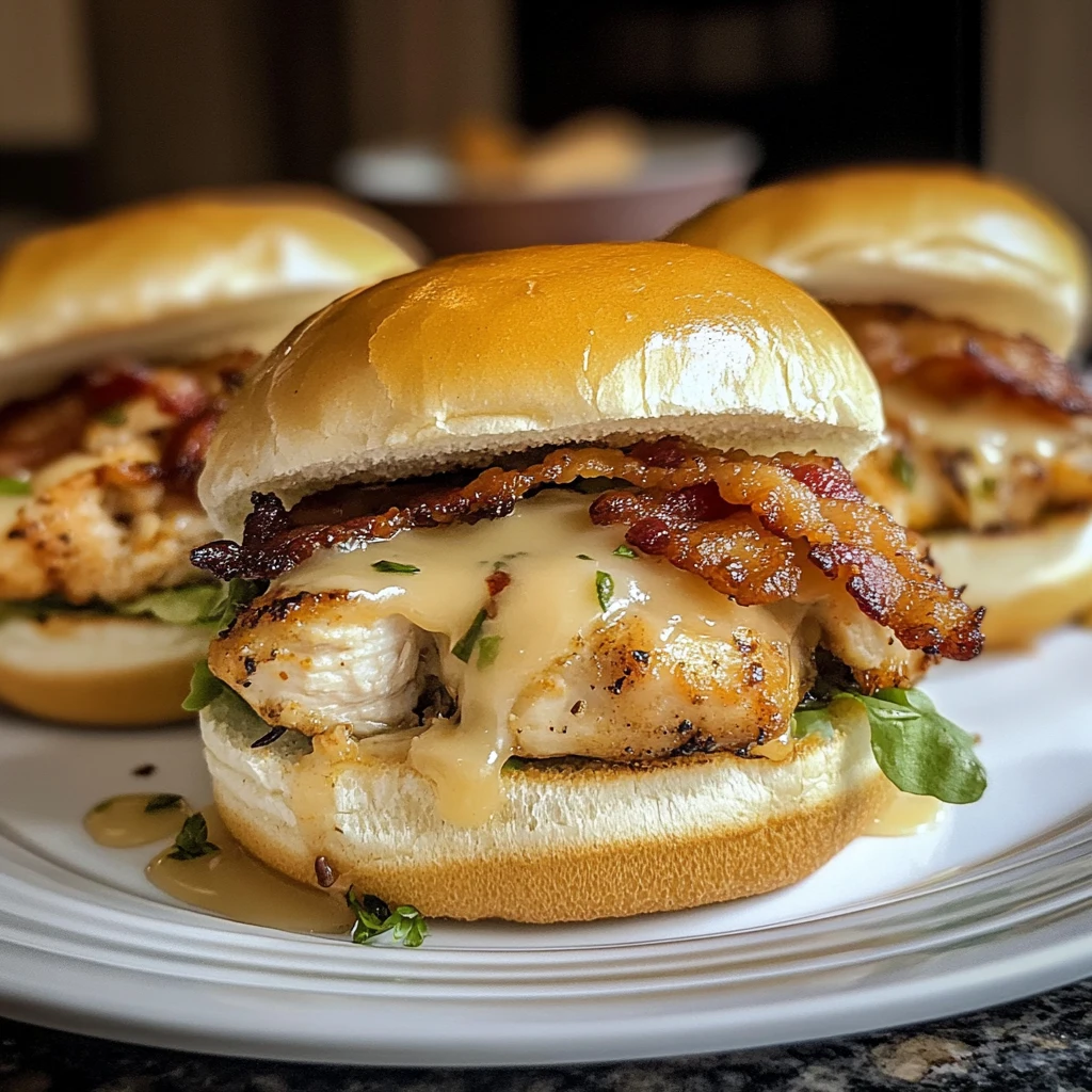 Savor the Flavor of Maple Bacon Ranch Chicken Sliders Today! 4 Maple Bacon Ranch Chicken Sliders 12 Ingredients Easy Delicious