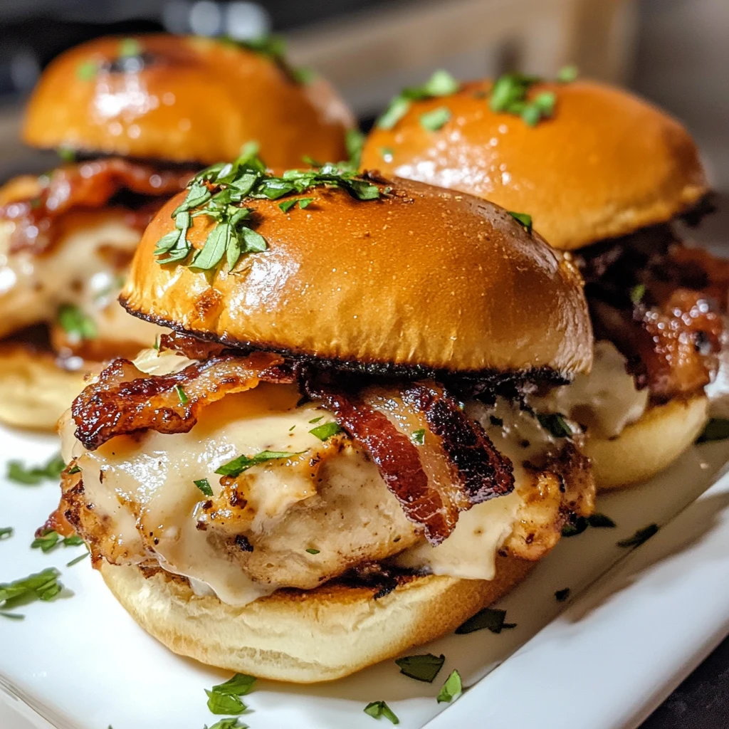 Maple Bacon Ranch Chicken Sliders 12 Ingredients Easy Delicious
