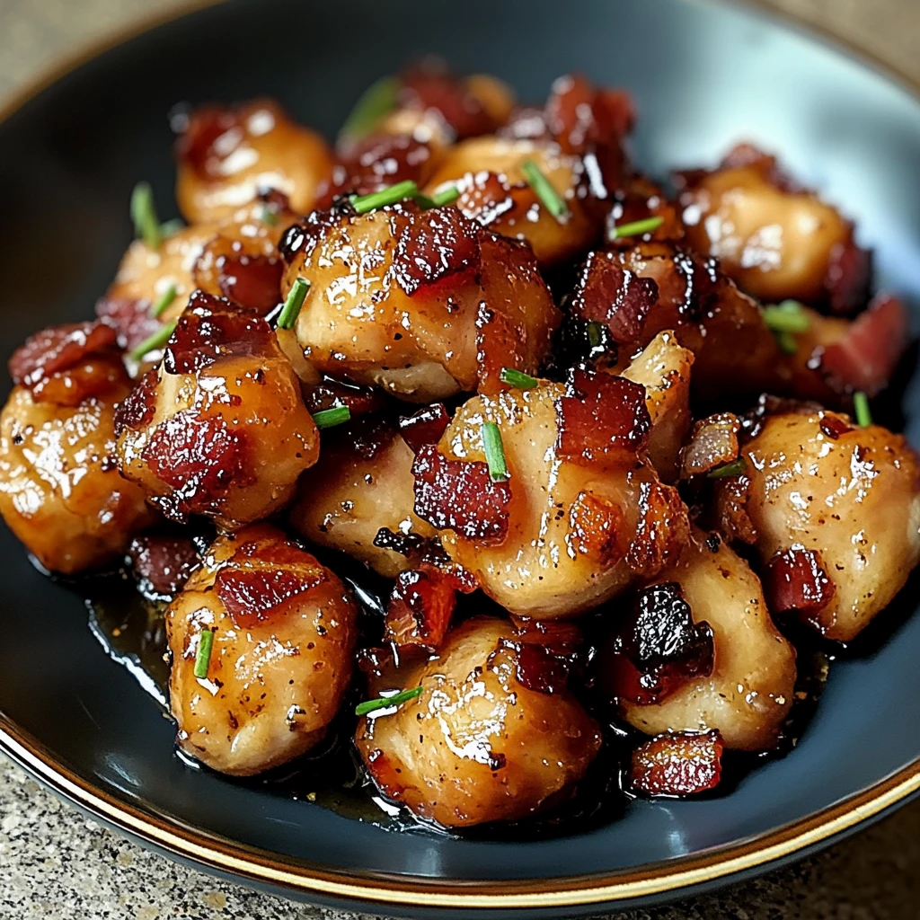 Maple Glazed Bacon Chicken Bites 30 Minutes Ultimate Delicious