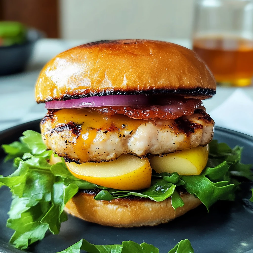 Create Irresistible Maple Mustard Apple Chicken Burgers Today! 4 Maple Mustard Apple Chicken Burgers 6 Ingredients Awesome Delicious
