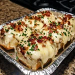 Indulge in Monster Chicken Bacon Alfredo Garlic Bread Bombs Today! 5 Monster Chicken Bacon Alfredo Garlic Bread Bombs - 30 Minutes Ultimate Delicious
