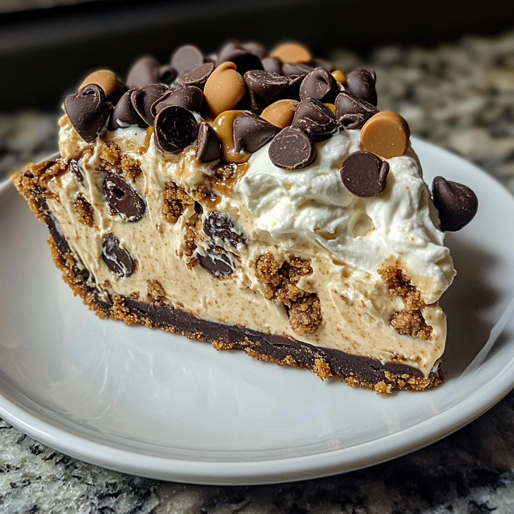 Monster Cookie Peanut Butter Cheesecake Pie 5 Steps Awesome Delicious