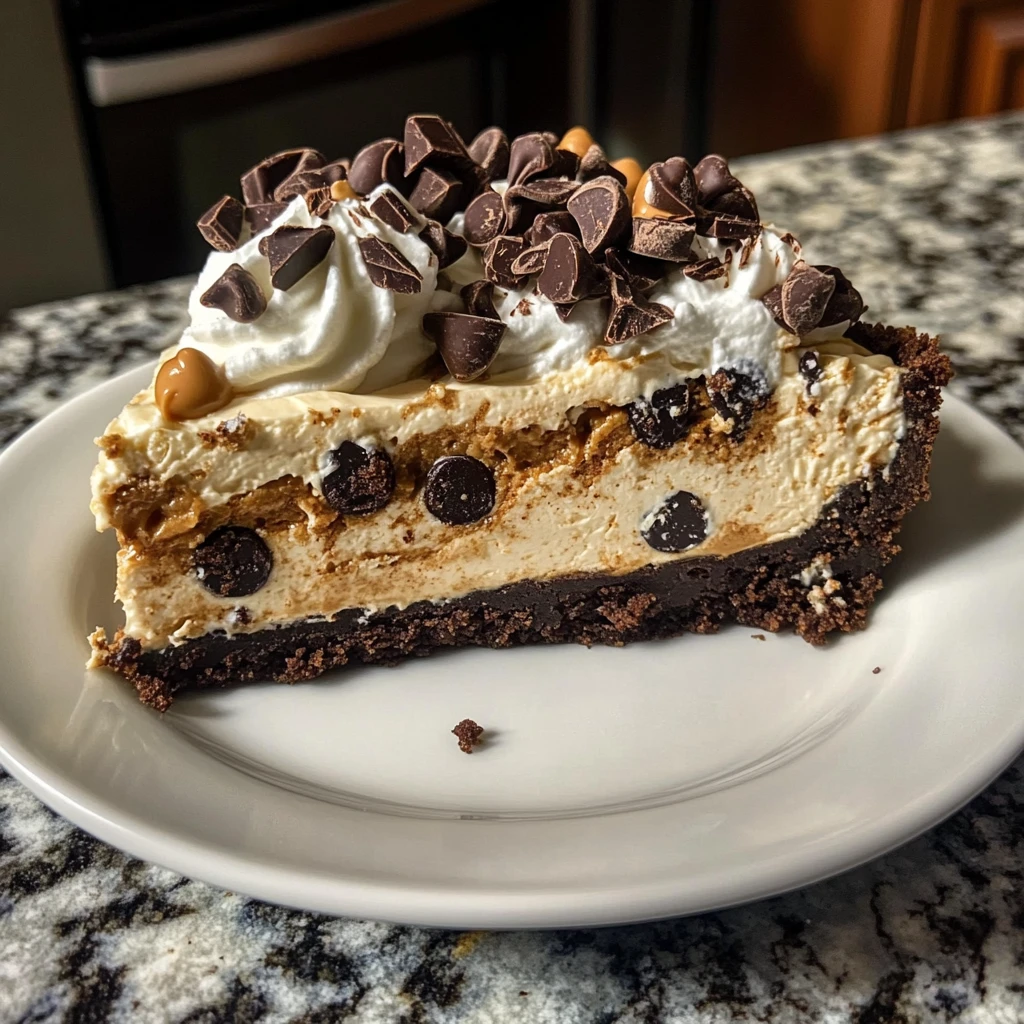 Create the Ultimate Monster Cookie Peanut Butter Cheesecake Pie Today! 4 Monster Cookie Peanut Butter Cheesecake Pie 5 Steps Awesome Delicious