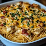 Create a Mouthwatering Monterey Chicken Spaghetti Casserole Today! 5 Monterey Chicken Spaghetti Casserole 30 Minutes Easy Delicious