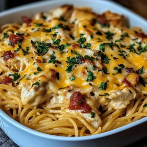Monterey Chicken Spaghetti Casserole 30 Minutes Easy Delicious