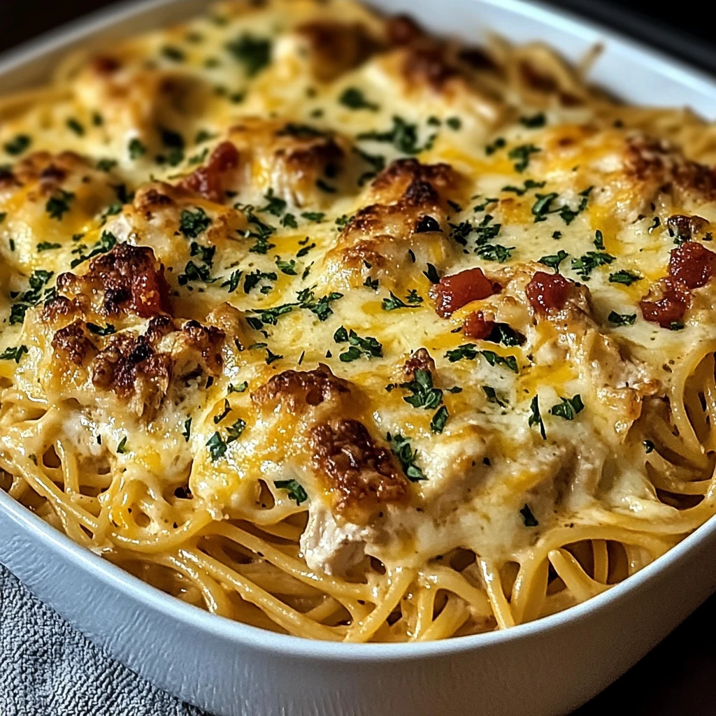 Create a Mouthwatering Monterey Chicken Spaghetti Casserole Today! 4 Monterey Chicken Spaghetti Casserole 30 Minutes Easy Delicious