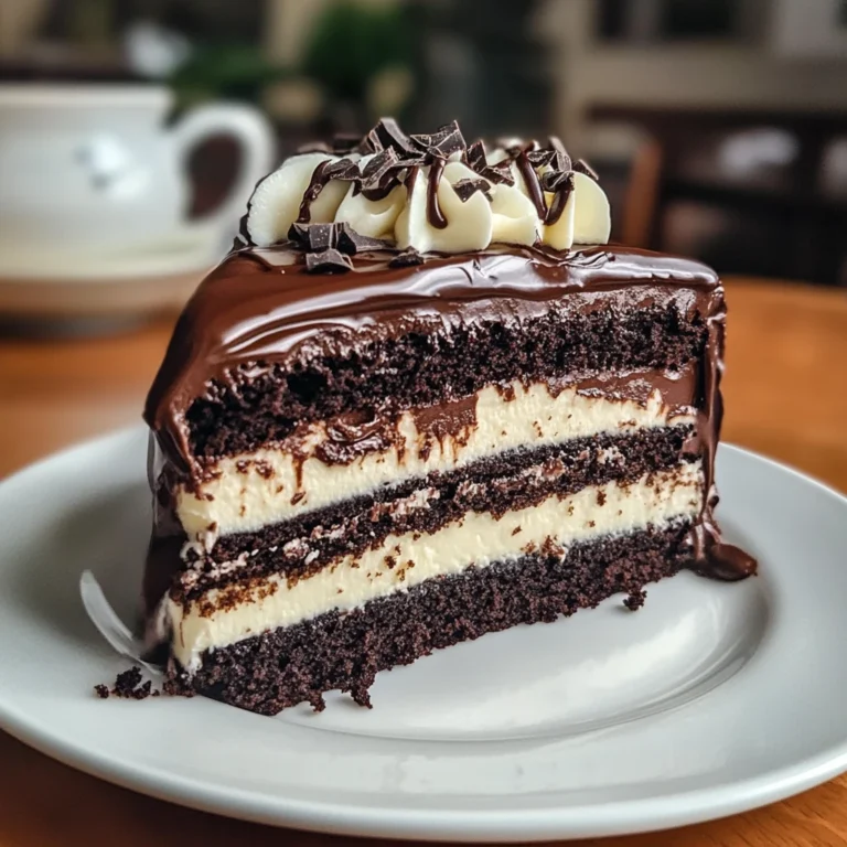 Perfect Chocolate Tuxedo Cake 3 Layers of Ultimate Deliciousness