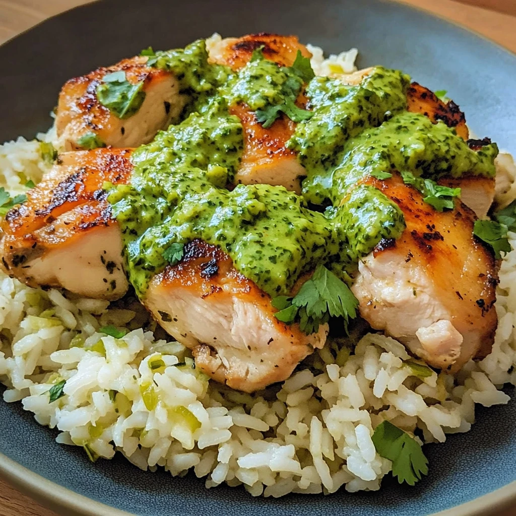 Savor the Authentic Flavors of Peruvian Chicken and Rice with Green Sauce 4 Peruvian Chicken and Rice with Green Sauce: 30 Minutes Ultimate Delicious