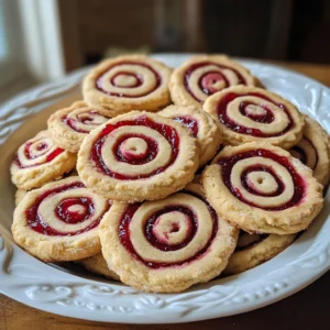 Raspberry Swirl Shortbread Cookies 5 Steps Easy Delicious