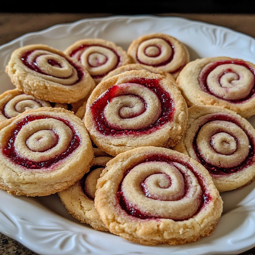 Indulge in Delicious Raspberry Swirl Shortbread Cookies Today! 4 Raspberry Swirl Shortbread Cookies 5 Steps Easy Delicious