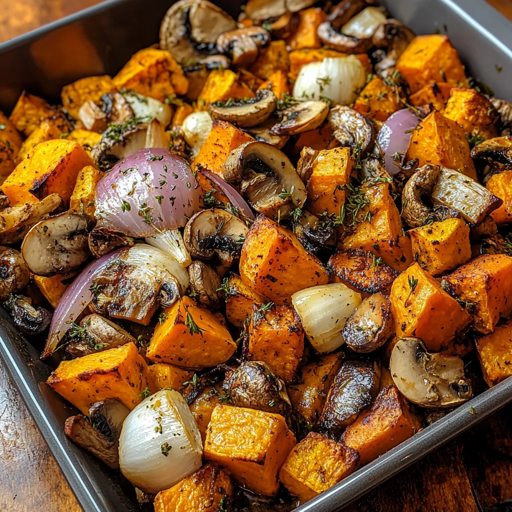 Roasted Fall Vegetables with Garlic & Shallots - 4 Servings