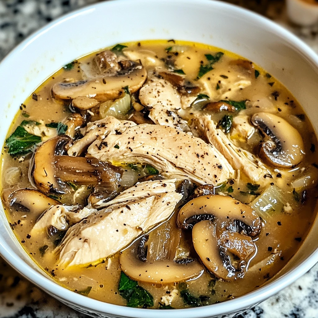Whip Up a Creamy Rotisserie Chicken Mushroom Soup in 30 Minutes! 4 Rotisserie Chicken Mushroom Soup 30 Minutes Easy Delicious
