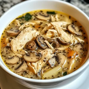 Rotisserie Chicken Mushroom Soup 30 Minutes Easy Delicious