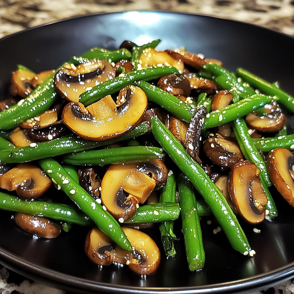 Experience the Delight of Sautéed Mushrooms and Green Beans! 4 Sautéed Mushrooms and Green Beans 5 Steps Ultimate Delicious