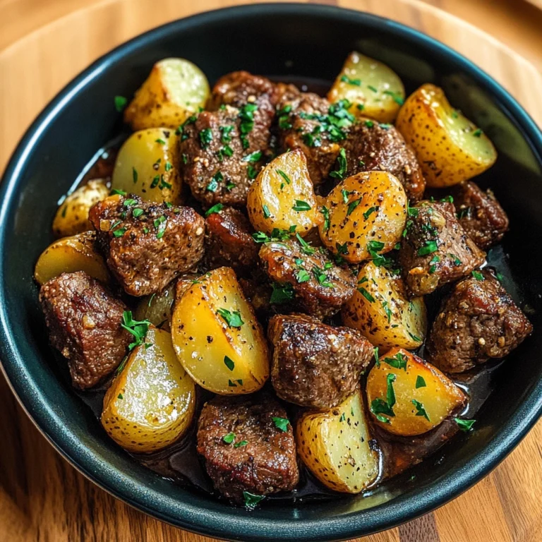 Slow Cooker Garlic Butter Beef Bites & Potatoes - 5 Steps to Amazing