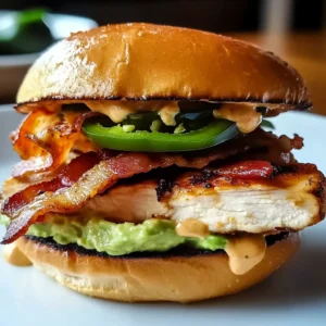 Spicy Grilled Chicken Avocado Sandwich 4 Servings Awesome Delicious
