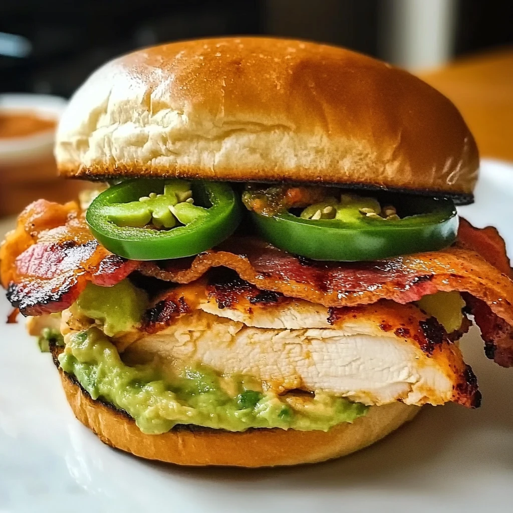 Spicy Grilled Chicken Avocado Sandwich 4 Servings Awesome Delicious