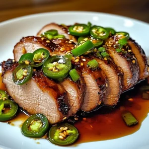 Sweet Jalapeno Pork 4 Servings Easy Delicious