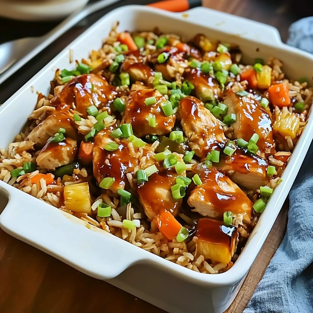 Teriyaki Chicken and Rice Casserole 30 Minutes Easy Delicious
