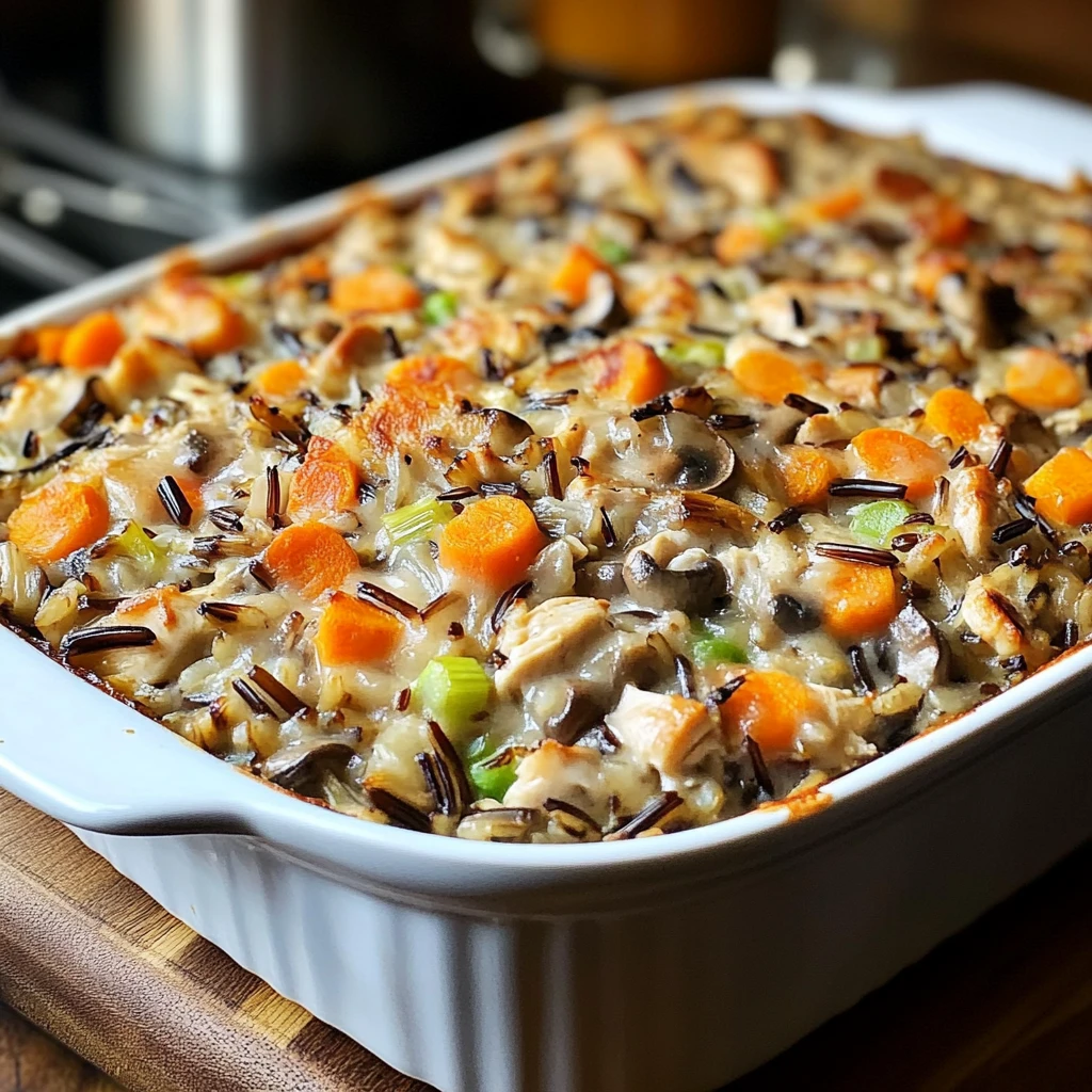 Make the Ultimate Chicken Wild Rice Casserole for Dinner Tonight! 4 Ultimate Chicken Wild Rice Casserole 30 Minutes Delicious