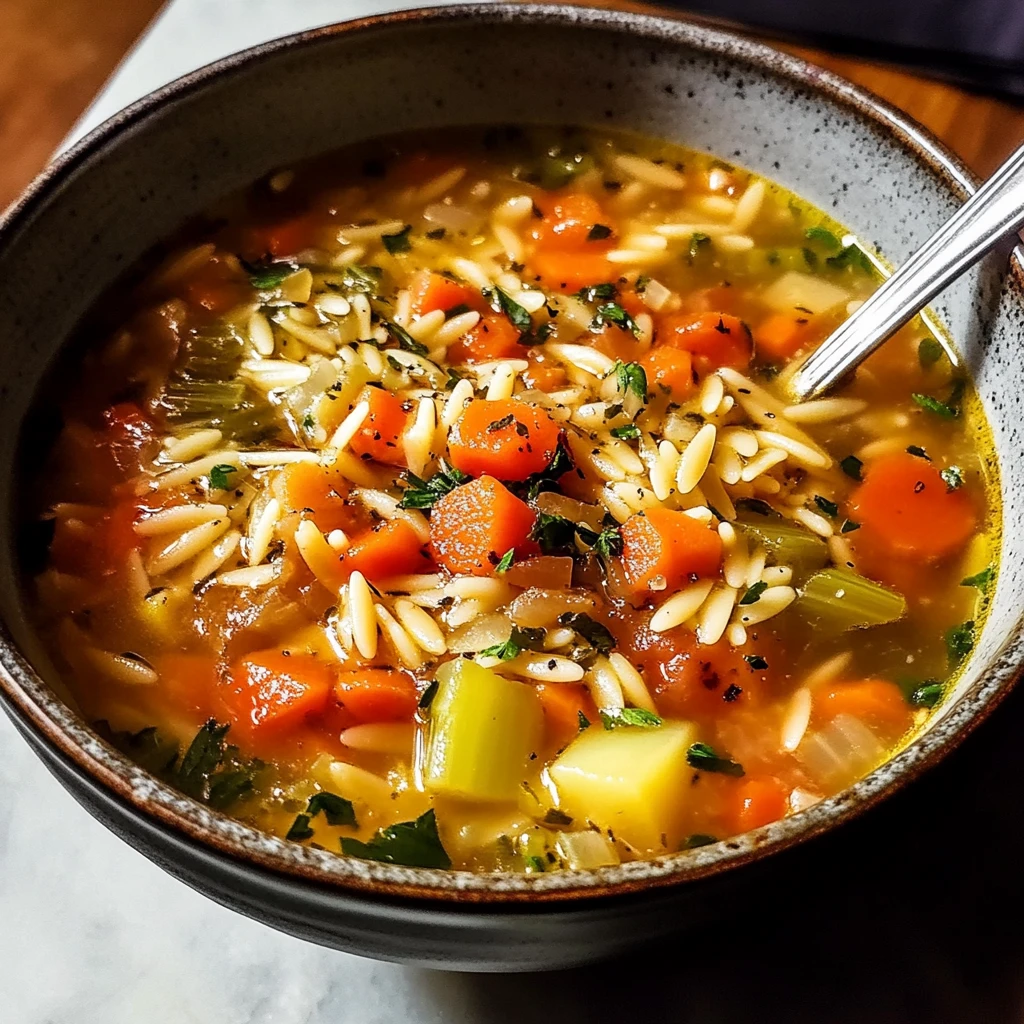 Discover the Best Vegetable Orzo Soup Recipe in 30 Minutes! 4 Vegetable Orzo Soup 30 Minutes Easy Delicious