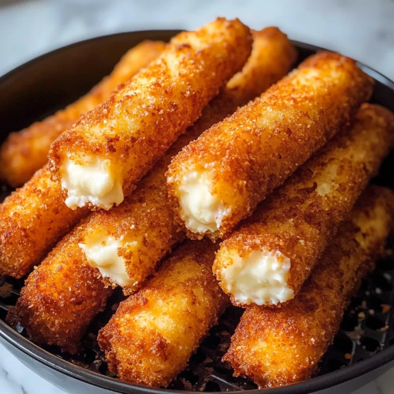 Air Fryer Mozzarella Sticks 6 Minutes Easy Delicious